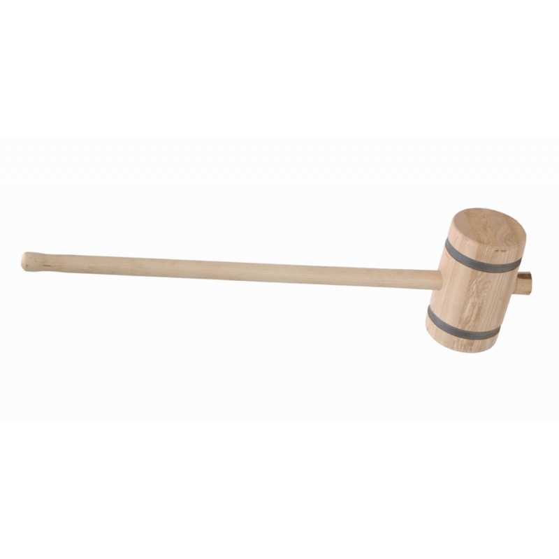 Houten hamer 26x16cm
