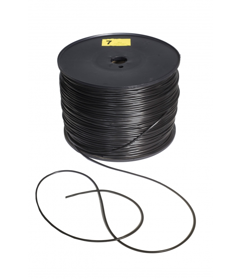Plastiekgaine zwart 3-3,5mm /700m