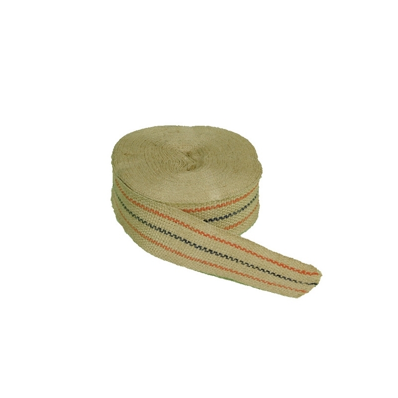 Jute zetelband 6cmx25m