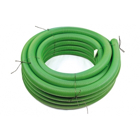 Boombeluchtingsbuis PVC-groen dia 80mm/30m