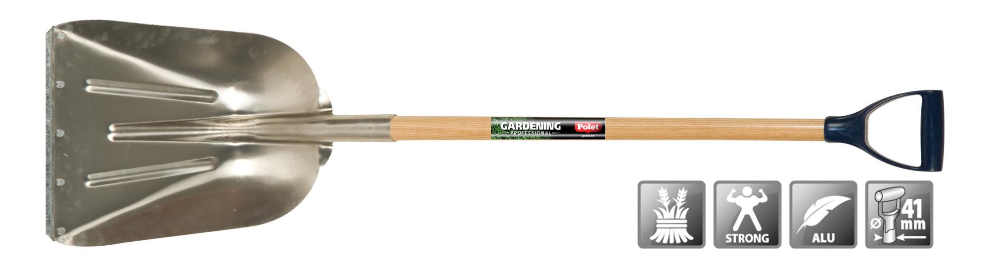 Graanschop (32x40) ALU met D-steel