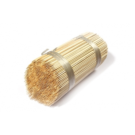 Baget 4,5/5mm natuur gepunt 50cm