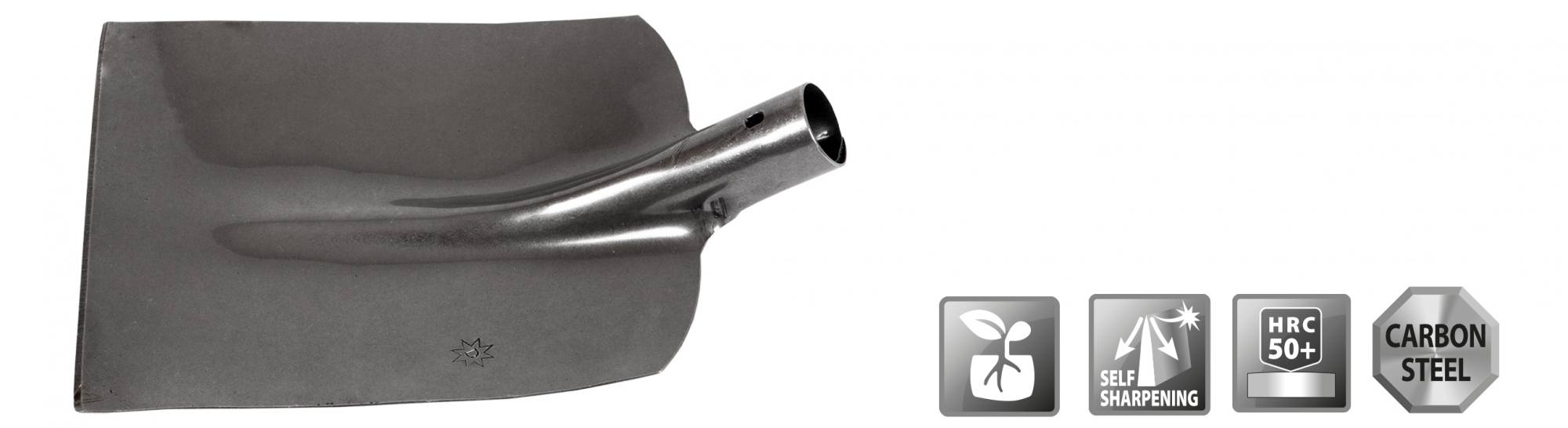 Betonschop n°1 rechte snede (22cm) zonder steel