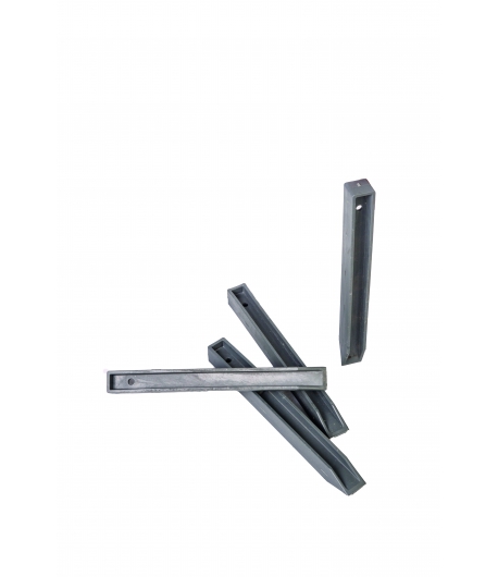 Ecolat verankeringspennen 4x4x38cm BRUIN