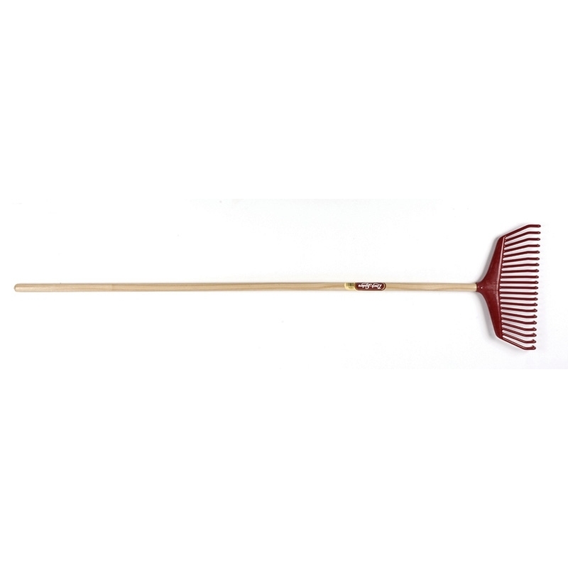 Bladveger  Fiskars  plastic rood-met houten steel