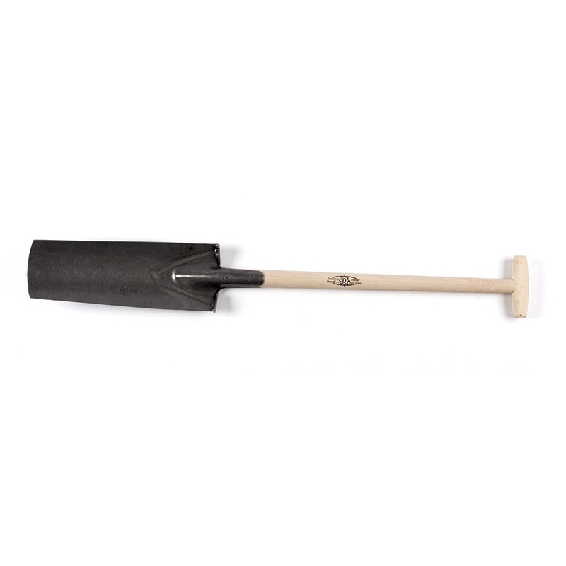 Travauxspade (130/420/3) met T-steel in hickory