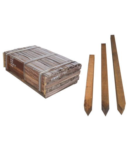 Azobe palen 4x4x80cm