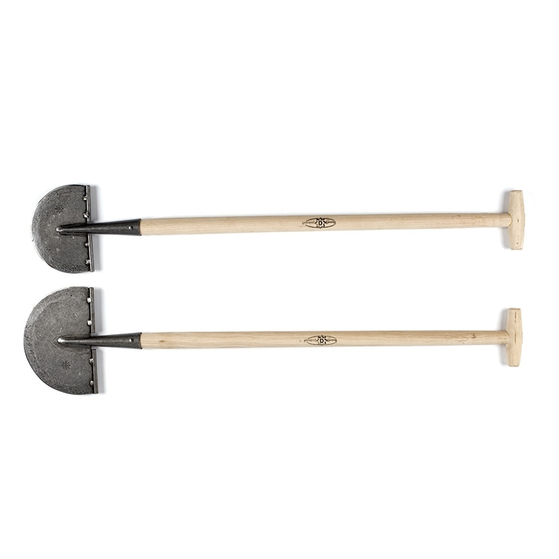Boordsteker 25cm (afgeronde snede) met steel