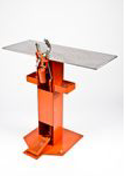 Attalink-6AP bindtang tafelmodel met inox tafelblad