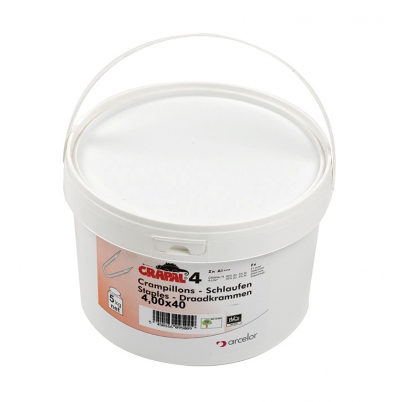 Krammen in U-vorm dia 3,5 3,5cm/5kg (+/- 995st)