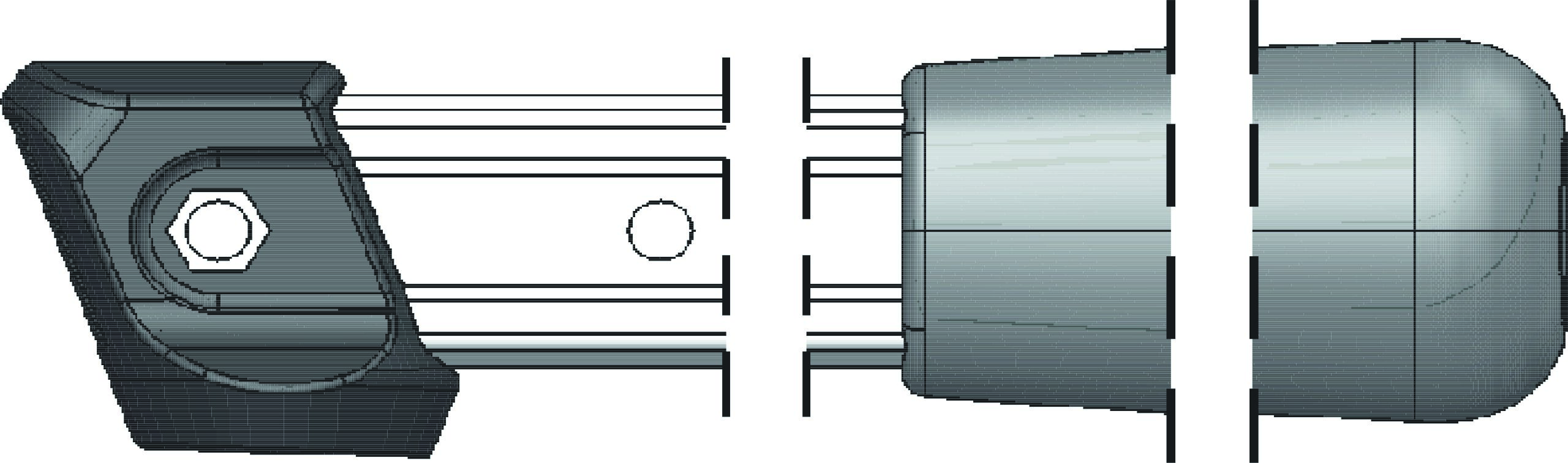 Armen 60cm ALU F.211
