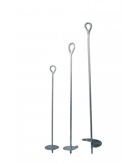 Grondanker staaf 12 schijf 14 lengte 80cm